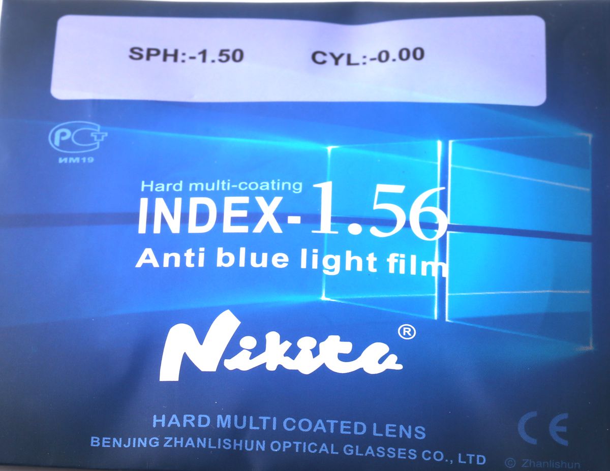 №67 INDEX-1,56 Anti blue light film