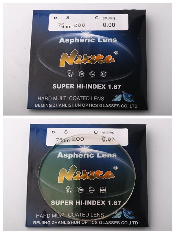 Линза Nikita 1.67 Aspheric Brown