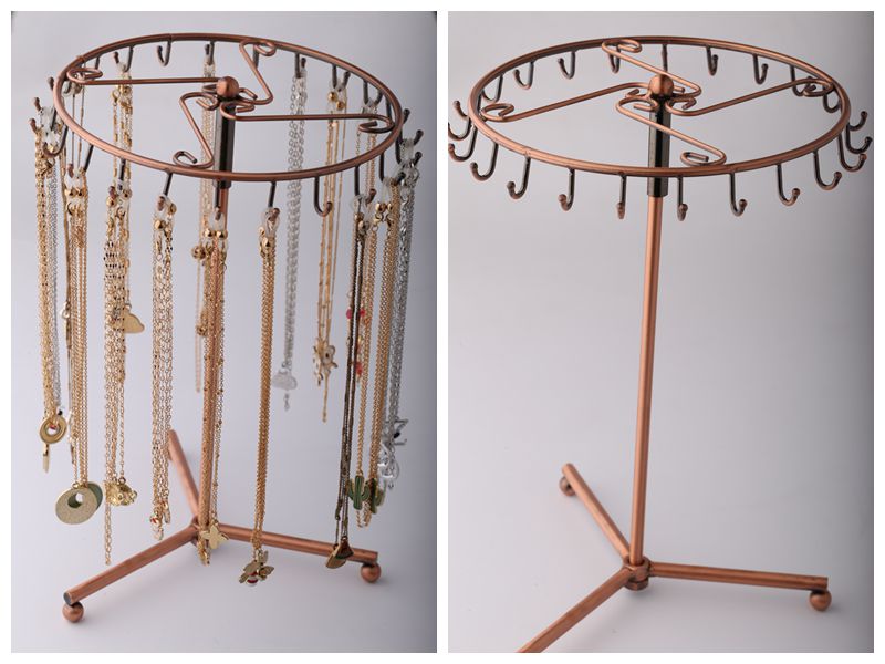 Стойка для цепочек крутящаяся БРОНЗА