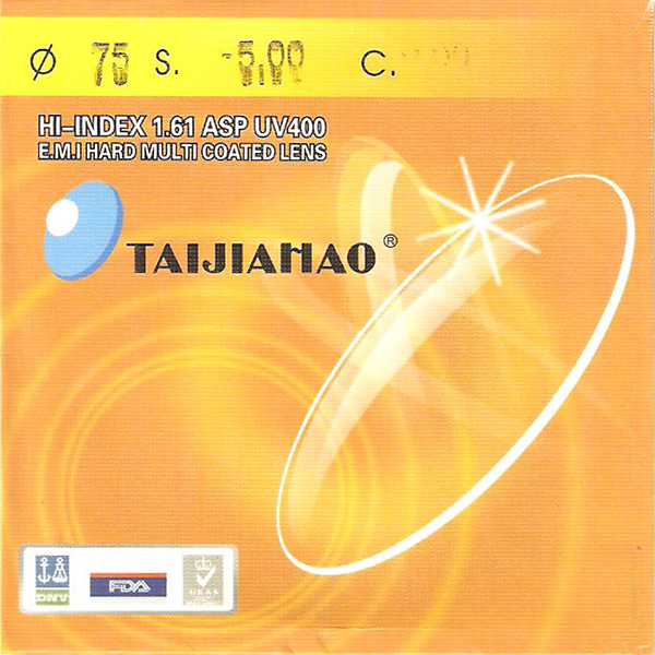 №36 1.61 АСФЕРИКА TAI JIA HAO С МУЛЬТИП.  GREEN